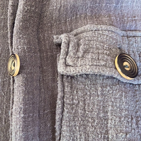 Gray tuxedo style shirt - Picture 5 of 9